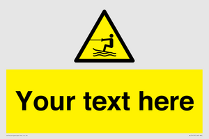 WL7413: Custom Warning towed water activity area