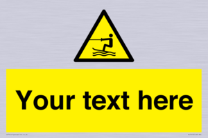 WL7413: Custom Warning towed water activity area