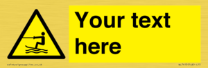 WL7413: Custom Warning towed water activity area
