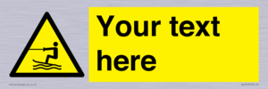 WL7413: Custom Warning towed water activity area