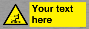 WL7413: Custom Warning towed water activity area
