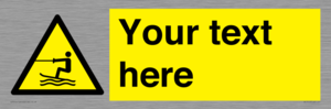 WL7413: Custom Warning towed water activity area