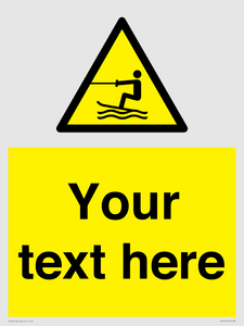 WL7413: Custom Warning towed water activity area
