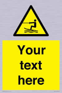 WL7413: Custom Warning towed water activity area