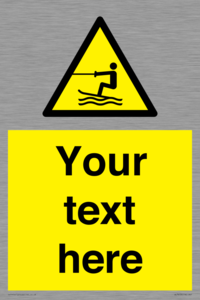 WL7413: Custom Warning towed water activity area