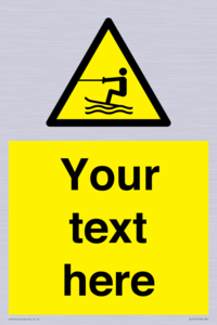 WL7413: Custom Warning towed water activity area
