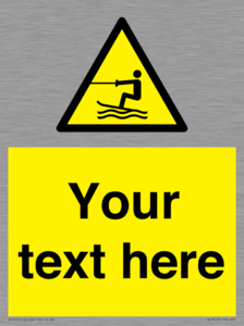 WL7413: Custom Warning towed water activity area