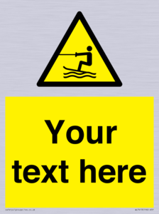 WL7413: Custom Warning towed water activity area