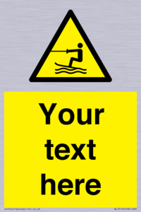 WL7413: Custom Warning towed water activity area
