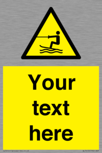 WL7413: Custom Warning towed water activity area