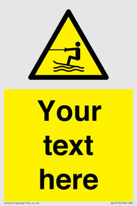 WL7413: Custom Warning towed water activity area