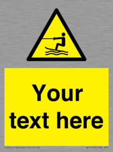 WL7413: Custom Warning towed water activity area