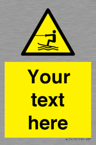 WL7413: Custom Warning towed water activity area