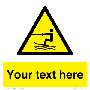 WL7413: Custom Warning towed water activity area