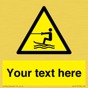 WL7413: Custom Warning towed water activity area
