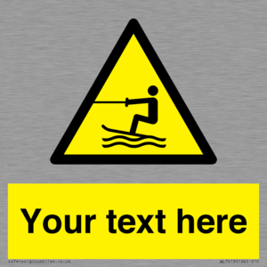 WL7413: Custom Warning towed water activity area