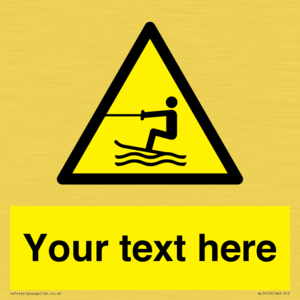 WL7413: Custom Warning towed water activity area