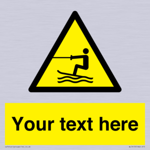 WL7413: Custom Warning towed water activity area