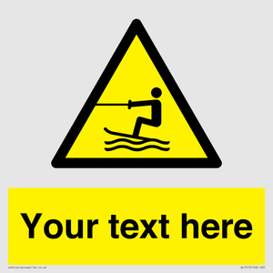 WL7413: Custom Warning towed water activity area