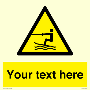 WL7413: Custom Warning towed water activity area