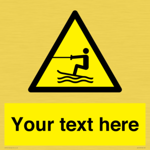 WL7413: Custom Warning towed water activity area