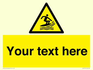 WL7414: Custom Warning Surf craft area