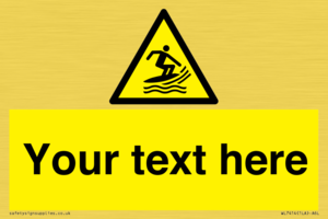 WL7414: Custom Warning Surf craft area