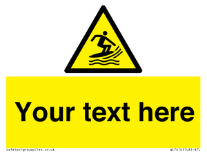 WL7414: Custom Warning Surf craft area