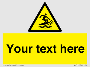 WL7414: Custom Warning Surf craft area
