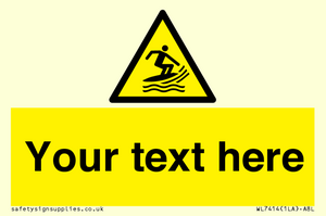 WL7414: Custom Warning Surf craft area