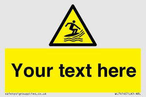 WL7414: Custom Warning Surf craft area