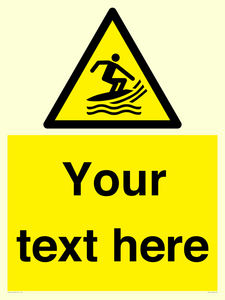 WL7414: Custom Warning Surf craft area