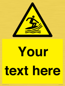 WL7414: Custom Warning Surf craft area