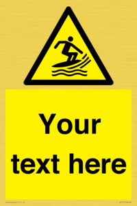 WL7414: Custom Warning Surf craft area
