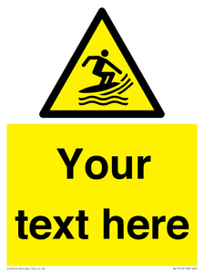 WL7414: Custom Warning Surf craft area