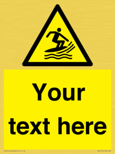 WL7414: Custom Warning Surf craft area