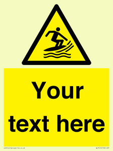 WL7414: Custom Warning Surf craft area