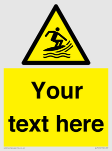 WL7414: Custom Warning Surf craft area