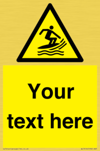 WL7414: Custom Warning Surf craft area
