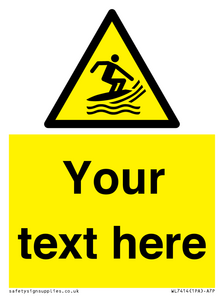 WL7414: Custom Warning Surf craft area