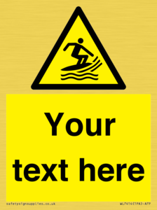 WL7414: Custom Warning Surf craft area
