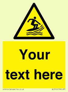 WL7414: Custom Warning Surf craft area