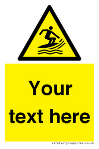 WL7414: Custom Warning Surf craft area