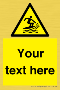 WL7414: Custom Warning Surf craft area