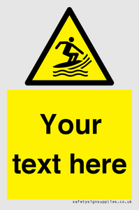 WL7414: Custom Warning Surf craft area