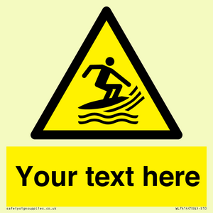 WL7414: Custom Warning Surf craft area