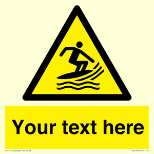 WL7414: Custom Warning Surf craft area