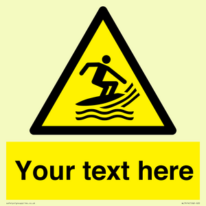 WL7414: Custom Warning Surf craft area
