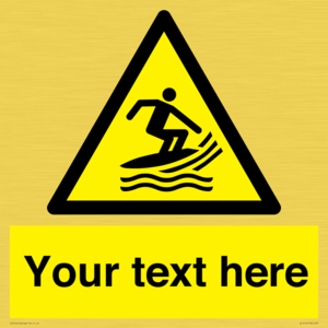 WL7414: Custom Warning Surf craft area