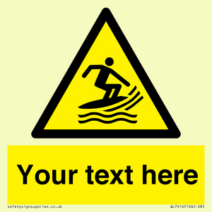 WL7414: Custom Warning Surf craft area